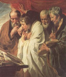 Jacob Jordaens The Four Evangelists (mk05) China oil painting art